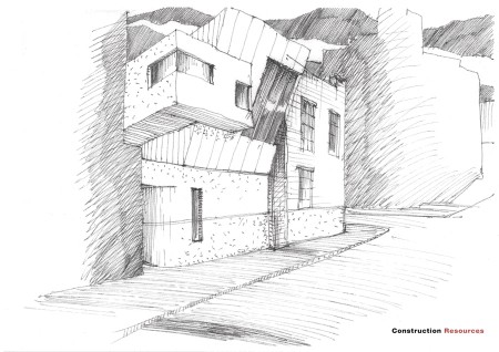 08-09/2003 / CONCEPT FOR AN EXTENSION - KONCEPT NA ROZŠÍŘENÍ - ESQUISSE POUR L'AGRANDISSEMENT - CONCETTO PER L'AMPLIAMENTO: CONSTRUCTION RESOURCES, LONDON, UK